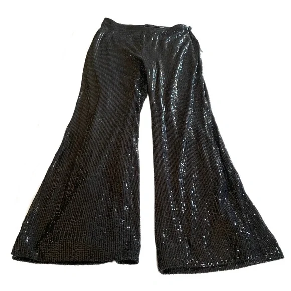 🎩 Endless Rose sequin black pants 🔥 - Picture 4 of 9
